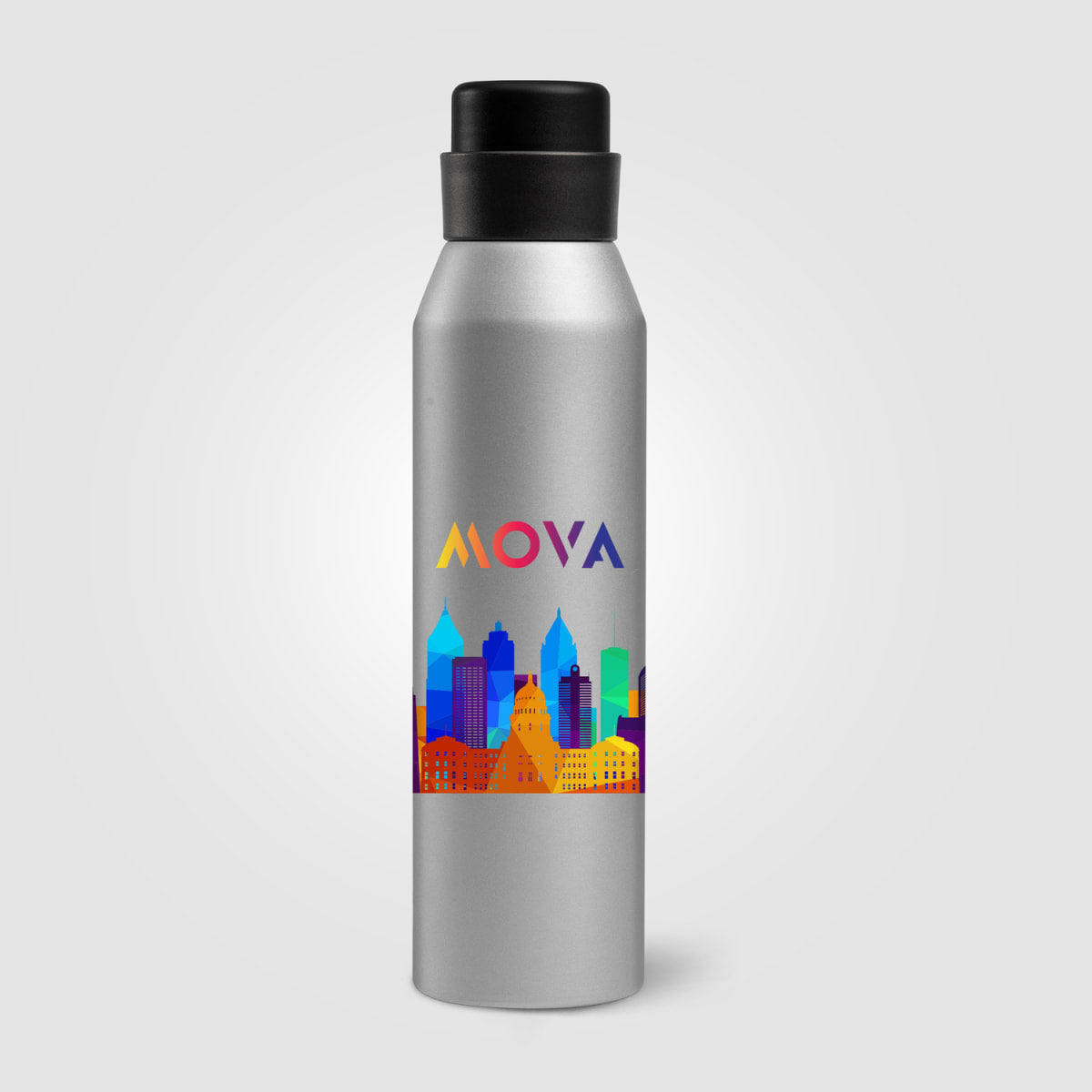 Branded Recycled Aluminium Sports Bottle - 680ml