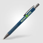 Branded Recycled Aluminium Click Pen with Gunmetal Accents