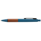 Branded Recycled Plastic Pen with FSC Wood Grip