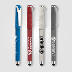 Branded Marbled Cap Gel Pen with Stylus