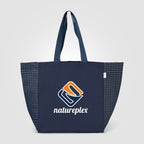 Branded Recycled Cotton Chevron Tote Bag
