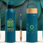 Premium Employee Onboarding & Corporate Gift Set - Peacock Blue Collection
