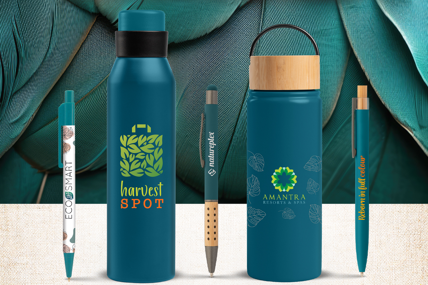 Colours Inspired by Nature - Peacock Blue Collection