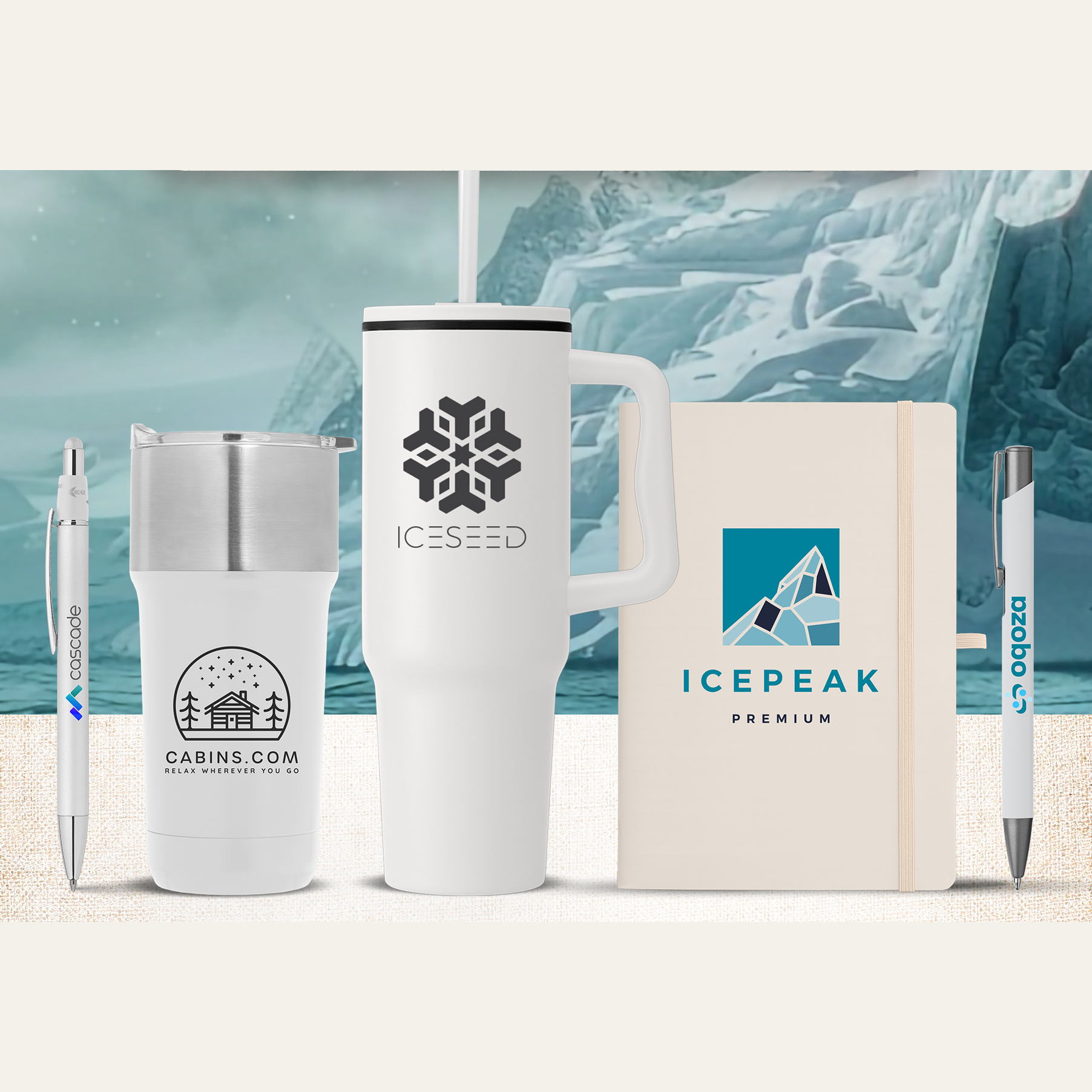 Elegant Employee Onboarding & Corporate Gift Set - Snow White Collection