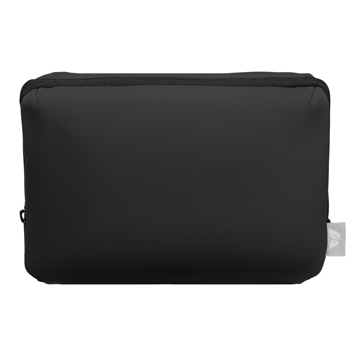 Branded Recycled PU Zippered Utility Pouch - 2L in Black