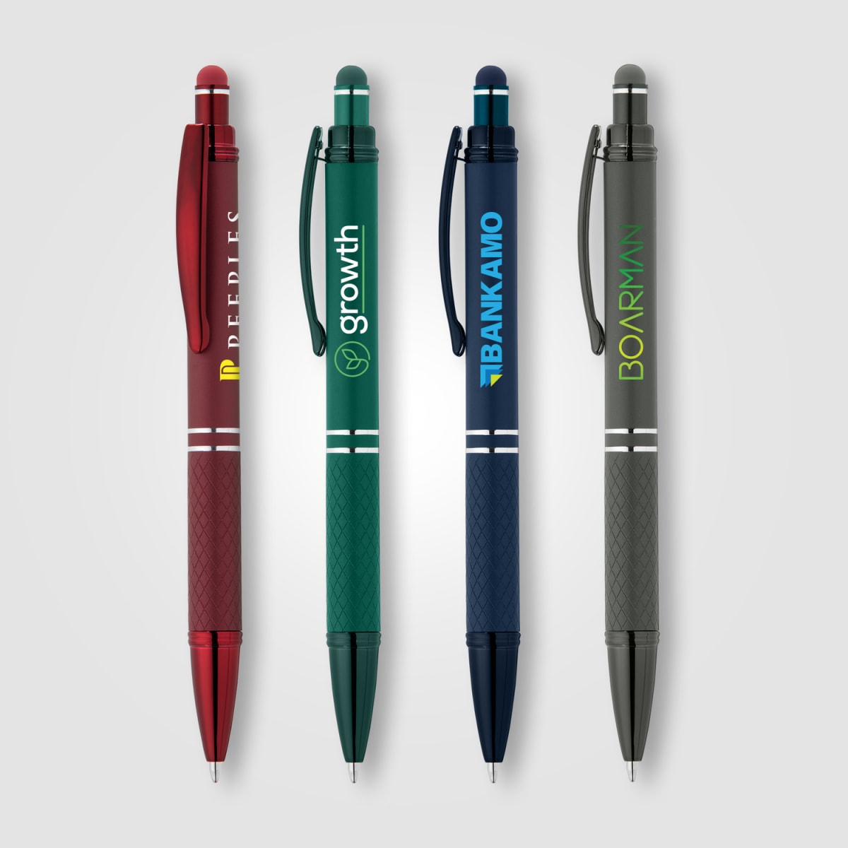Branded Monochrome Soft Touch Stylus Pen