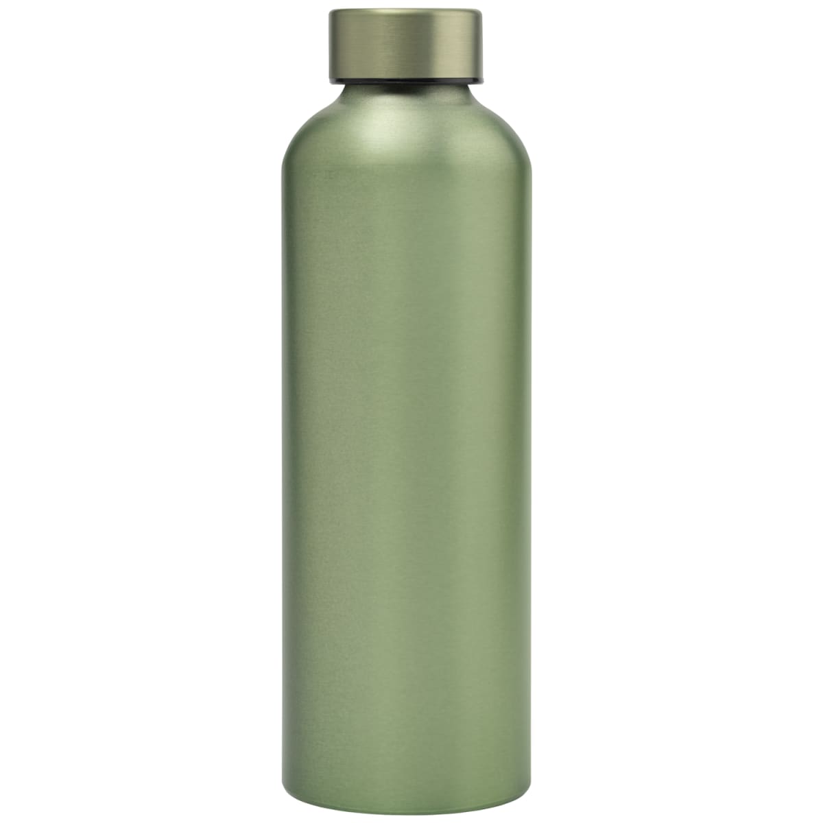 Branded Recycled Stainless Steel Metallic Bottle 710ml in Green