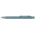 Branded Recycled Aluminium Brushed Metal Pen in Steel Blue/Steel Blue