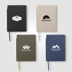 Branded Recycled PU Journal with Pen Loop