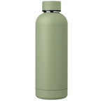 Branded Recycled Stainless Steel Insulated Bottle 530ml in Green