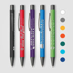 Branded Mirror-Finish Aluminium Soft-Touch Pen