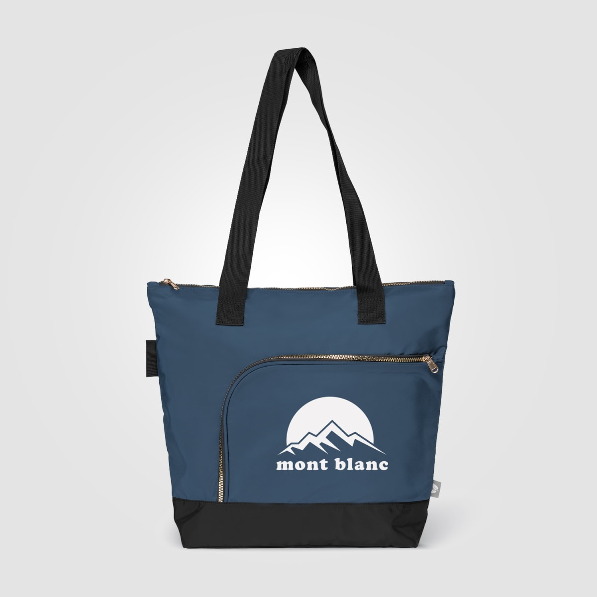 Branded rPET Zip Tote Bag with Bottle Pocket 18L