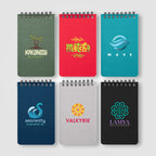 Branded Stone Paper Spiral Notepad with Ruler