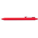 Branded Recycled Plastic Soft Touch Gel Pen in Red