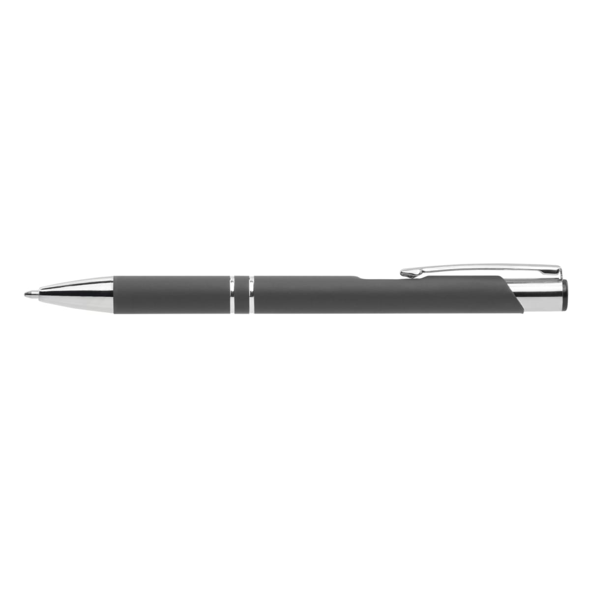 Branded Soft-Touch Aluminium Pen with Jumbo Refill