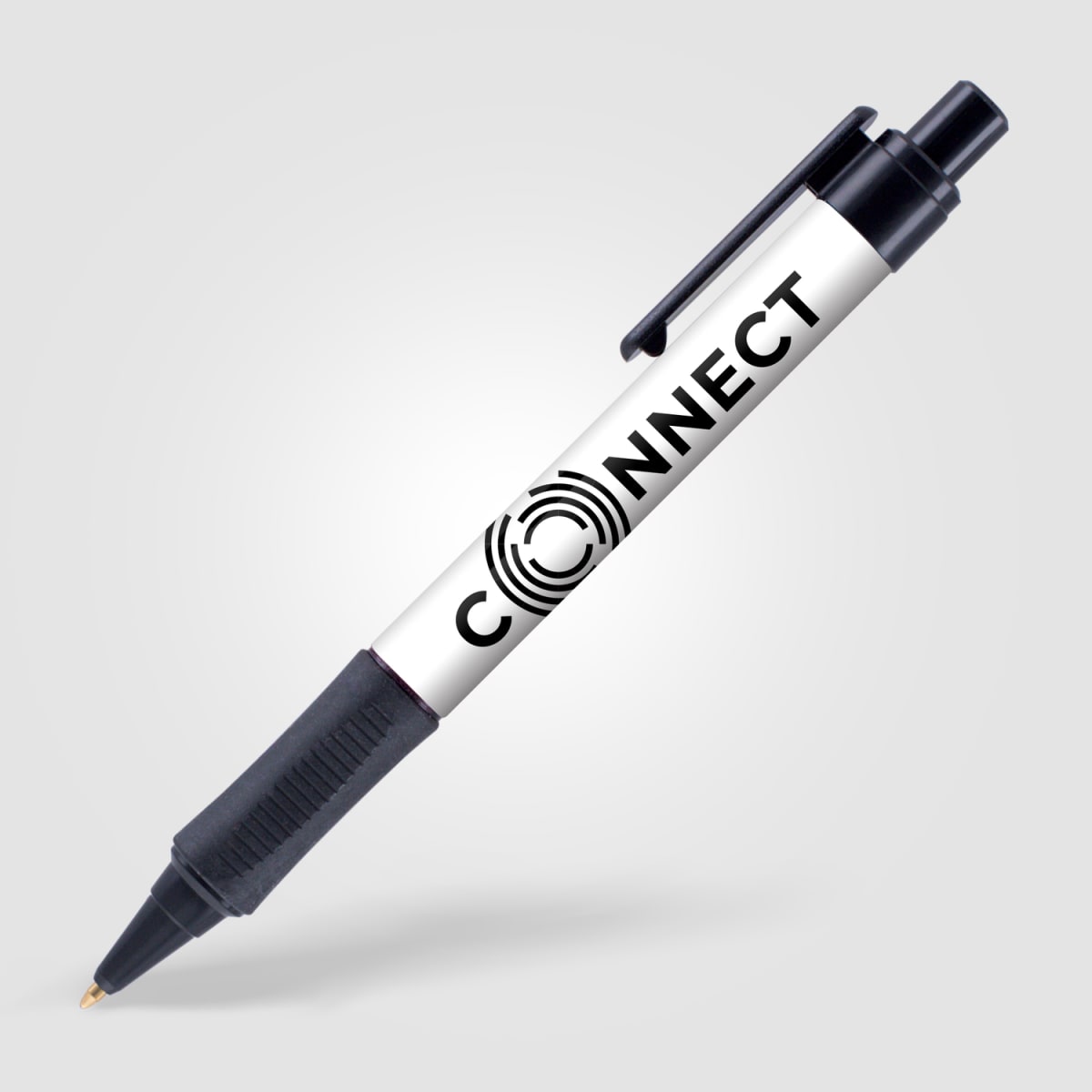 Branded Jumbo Barrel Ballpoint Pen with Soft Grip