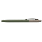 Branded Recycled Aluminium Pen with Gunmetal Trim in Forest Green