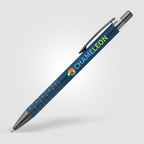 Branded Recycled Aluminium Click Pen with Gunmetal Accents