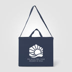 Branded Recycled Cotton Crossbody Tote Bag - 15L