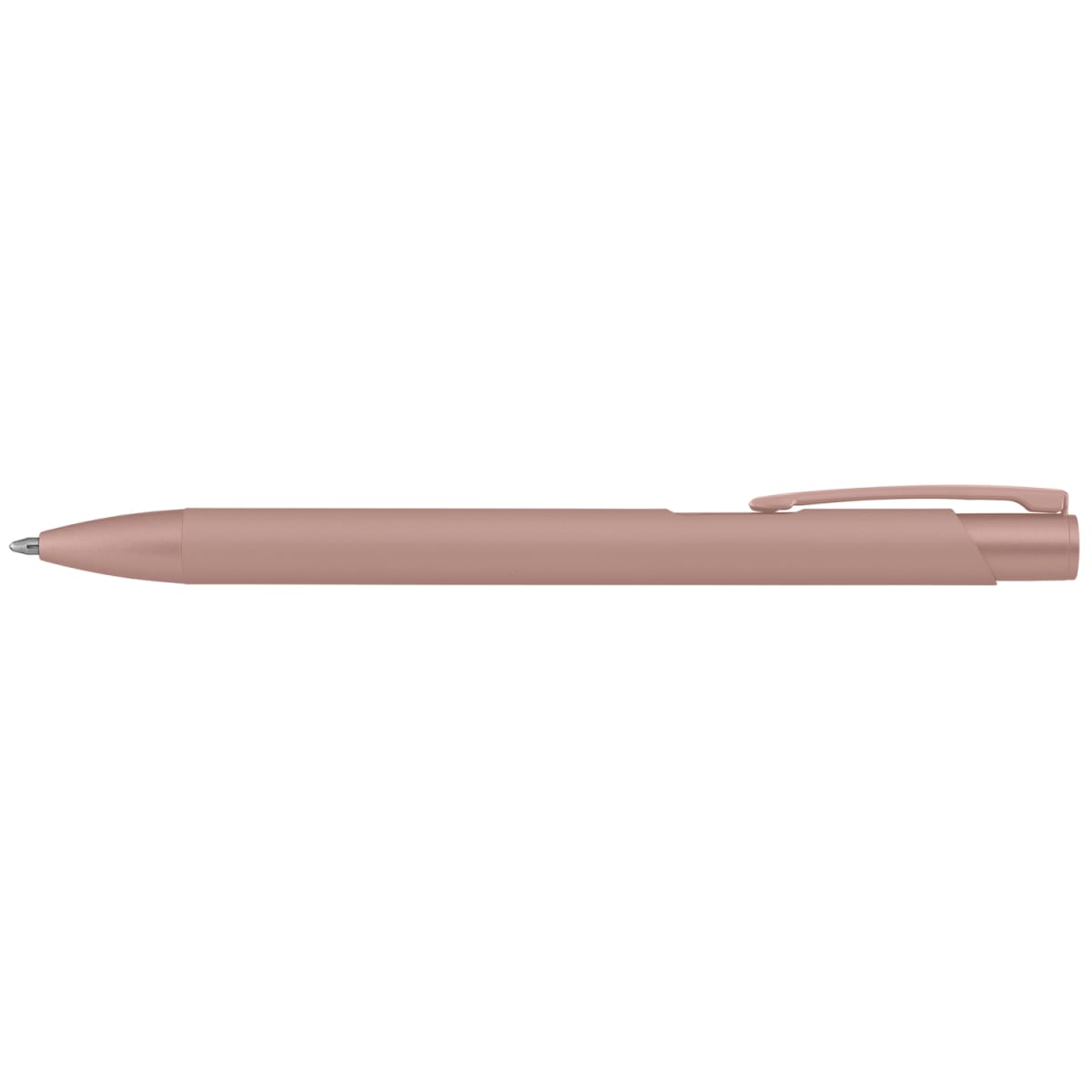 Branded Monochrome Rose Gold Metal Pen