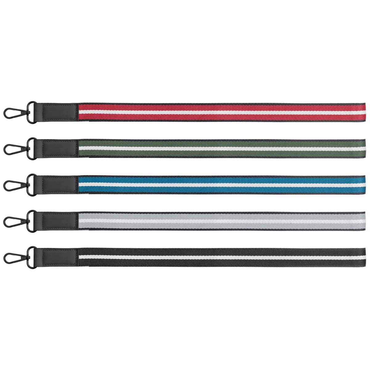 Branded rPET Woven Chevron Phone Strap Lanyard