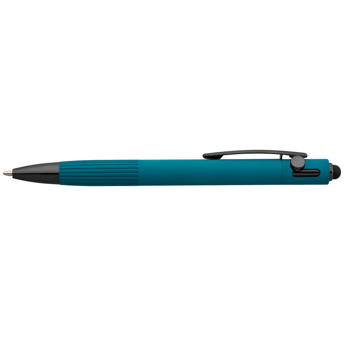 Branded Recycled Aluminium Bolt Action Pen with Stylus
