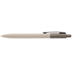 Branded Recycled Aluminium Pen with Gunmetal Trim in Dune