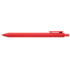 Branded Recycled Plastic Soft Touch Retractable Pen in Red
