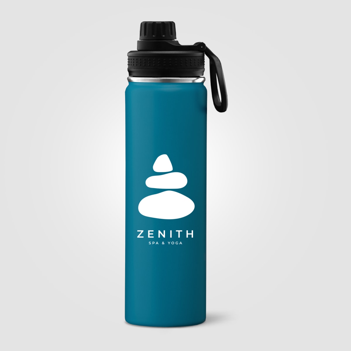 Branded Insulated Stainless Steel Bottle with Carry Handle 710ml