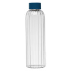 Branded Borosilicate Glass Bottle with Steel Lid - 620ml