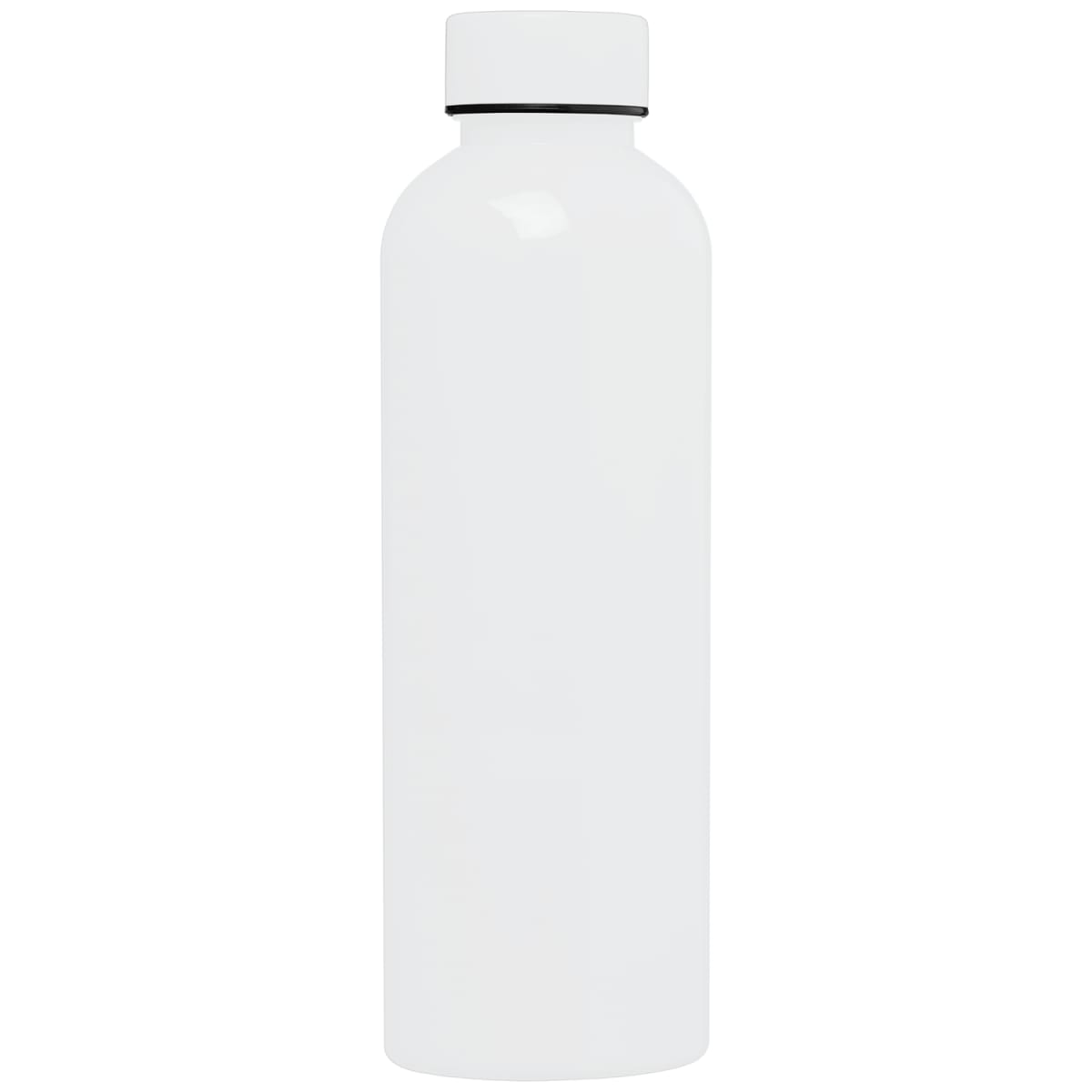 Branded Recycled PET Leakproof Water Bottle - 680ml in White
