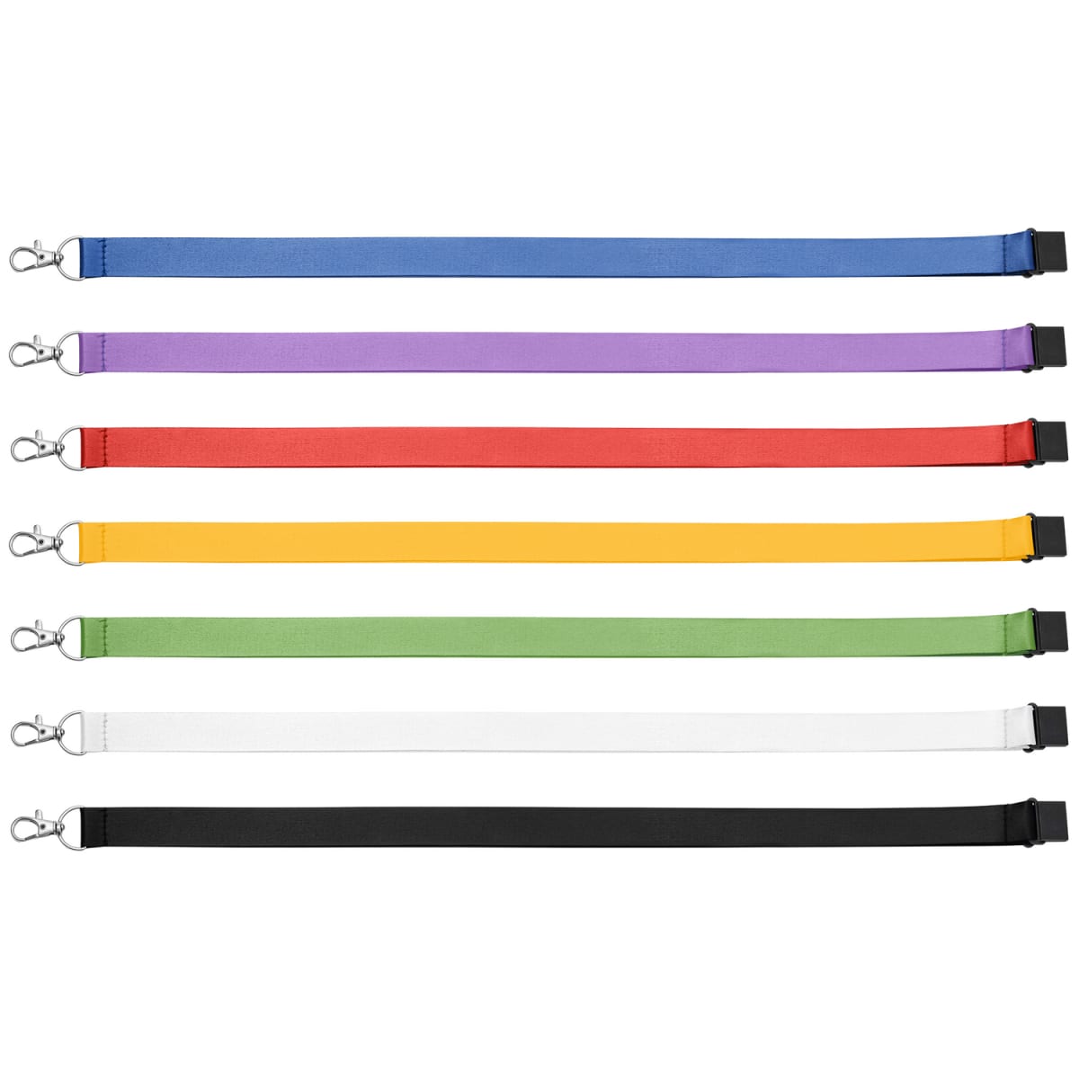 Branded Recycled rPET Breakaway Lanyard with Swivel Clip