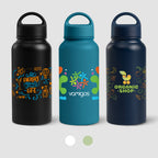 Branded 915ml Insulated Stainless Steel Bottle with Handle