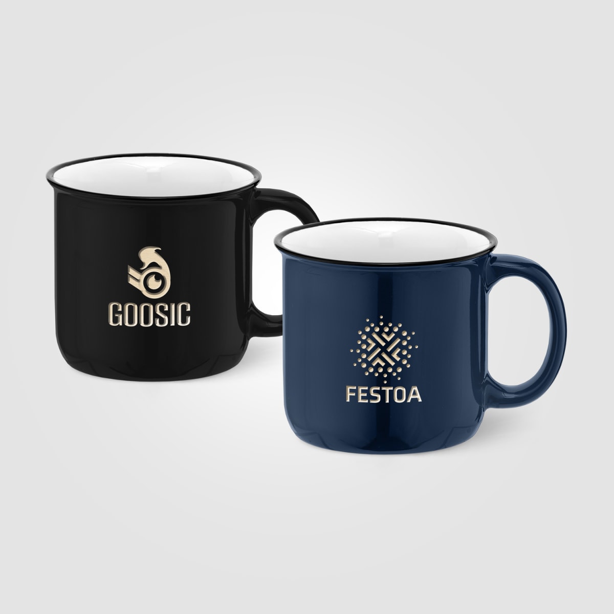 Branded Glossy Ceramic Campfire Mug 445 ml