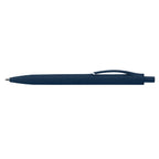 Branded Wheat Straw Retractable Ballpoint Pen in Blue