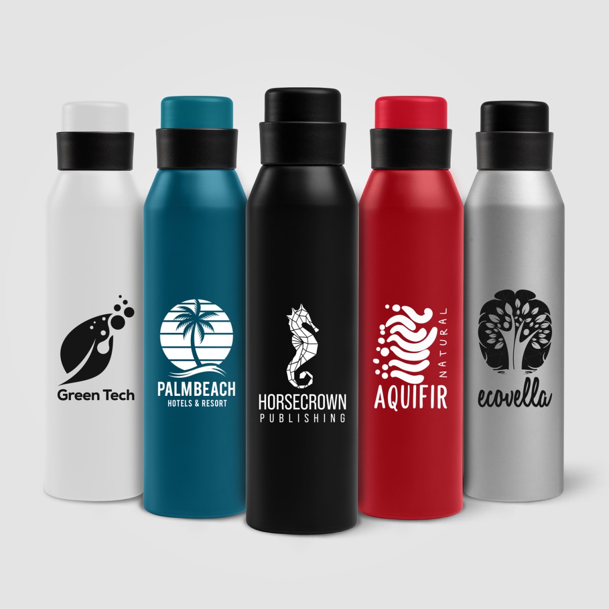 Branded Recycled Aluminium Sports Bottle - 680ml