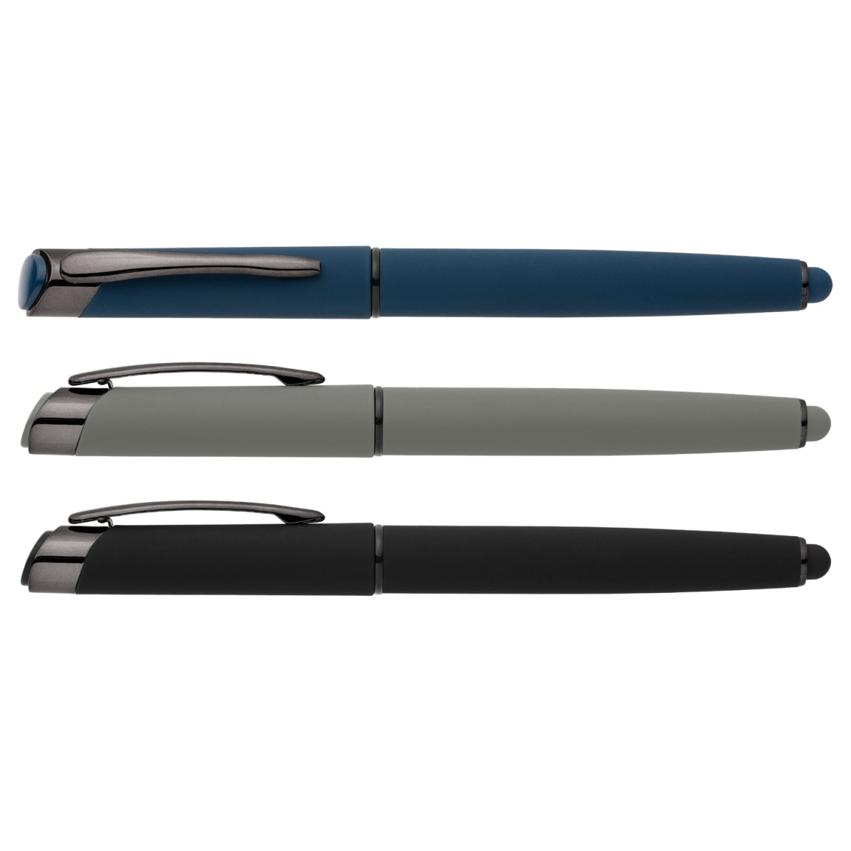 Branded Recycled Aluminium Gel Pen with Stylus