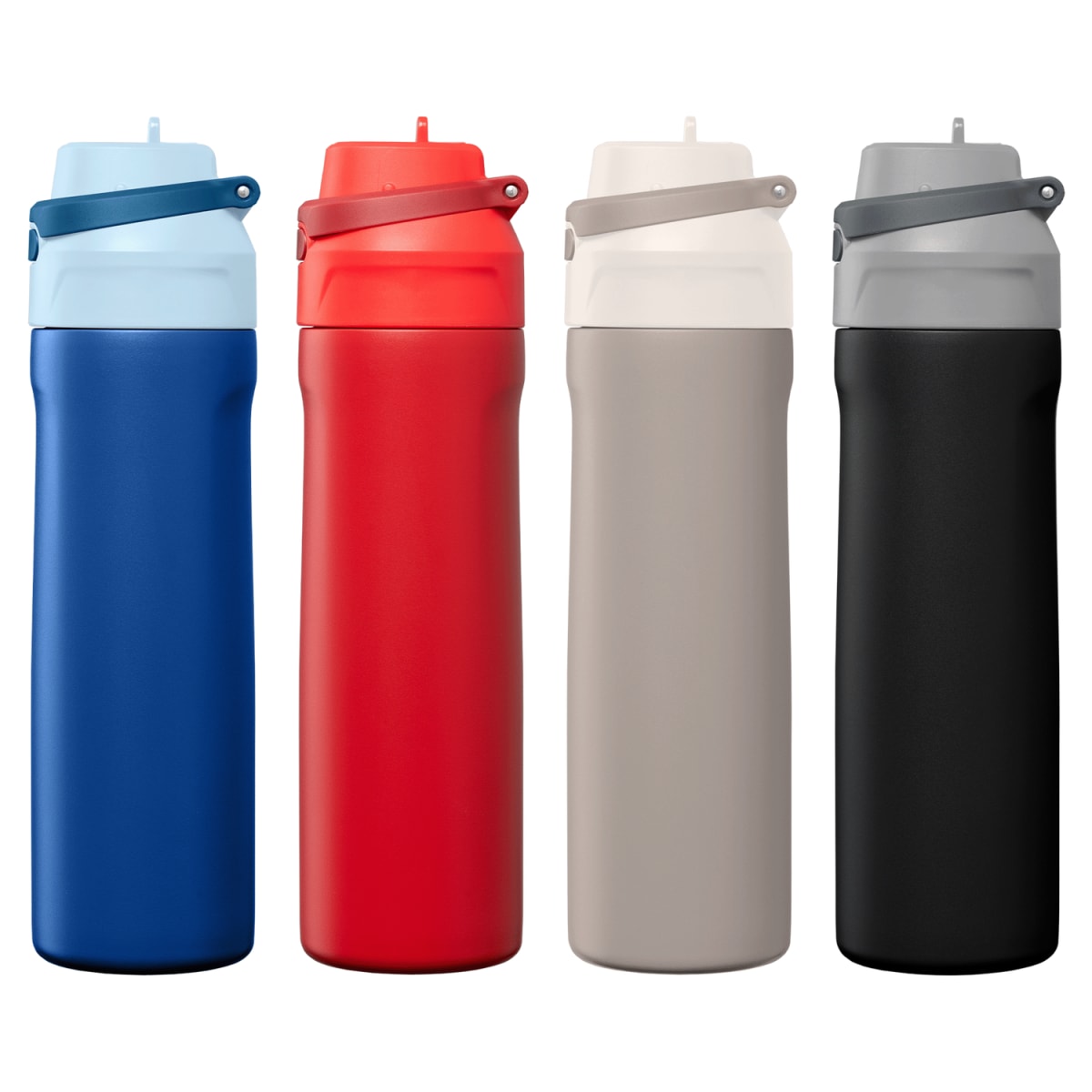 Branded Insulated Stainless Steel Flip-Straw Bottle 690ml