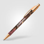 Branded Metallic Trim Executive Ballpoint Pen
