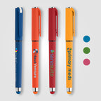 Branded Recycled ABS Gel Pen with Rubber Grip