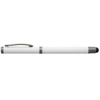 Branded Gunmetal Recycled Aluminium Stylus Gel Pen
