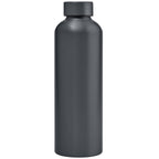 Branded Recycled Stainless Steel Metallic Bottle 710ml in Gunmetal
