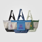 Branded Foldable Recycled Mesh Tote Bag 45 L