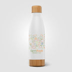 Branded Bamboo and Stainless Steel Insulated Bottle 650ml
