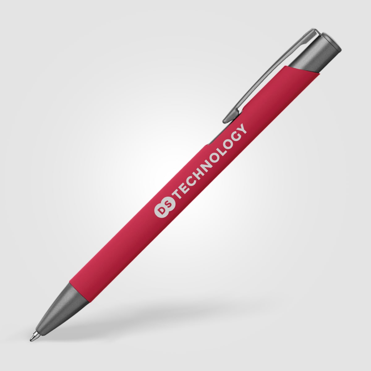 Branded Aluminium Pen with Gunmetal Trim
