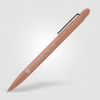Branded Recycled Aluminium Retractable Pen with Stylus