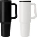 Branded Recycled Steel Insulated Tumbler with Straw 1180 ml