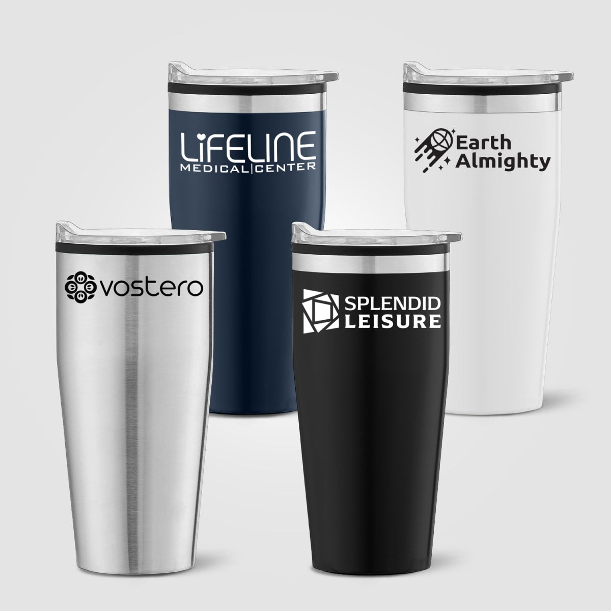 Branded Stainless Steel Tumbler - 530ml