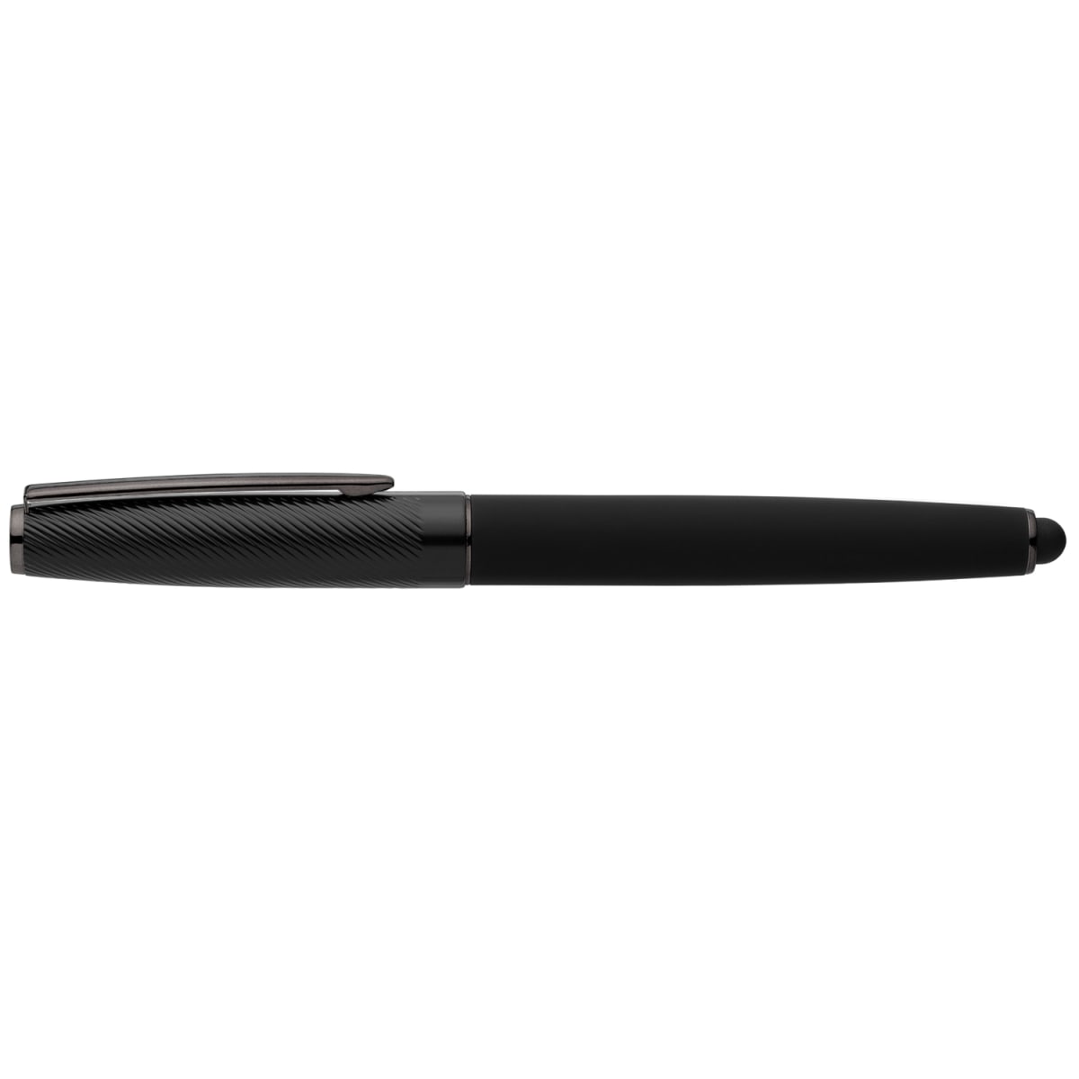Branded Capped Recycled Aluminium Stylus Gel Pen