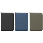 Branded A5 Recycled Zip Portfolio with Refillable Notebook